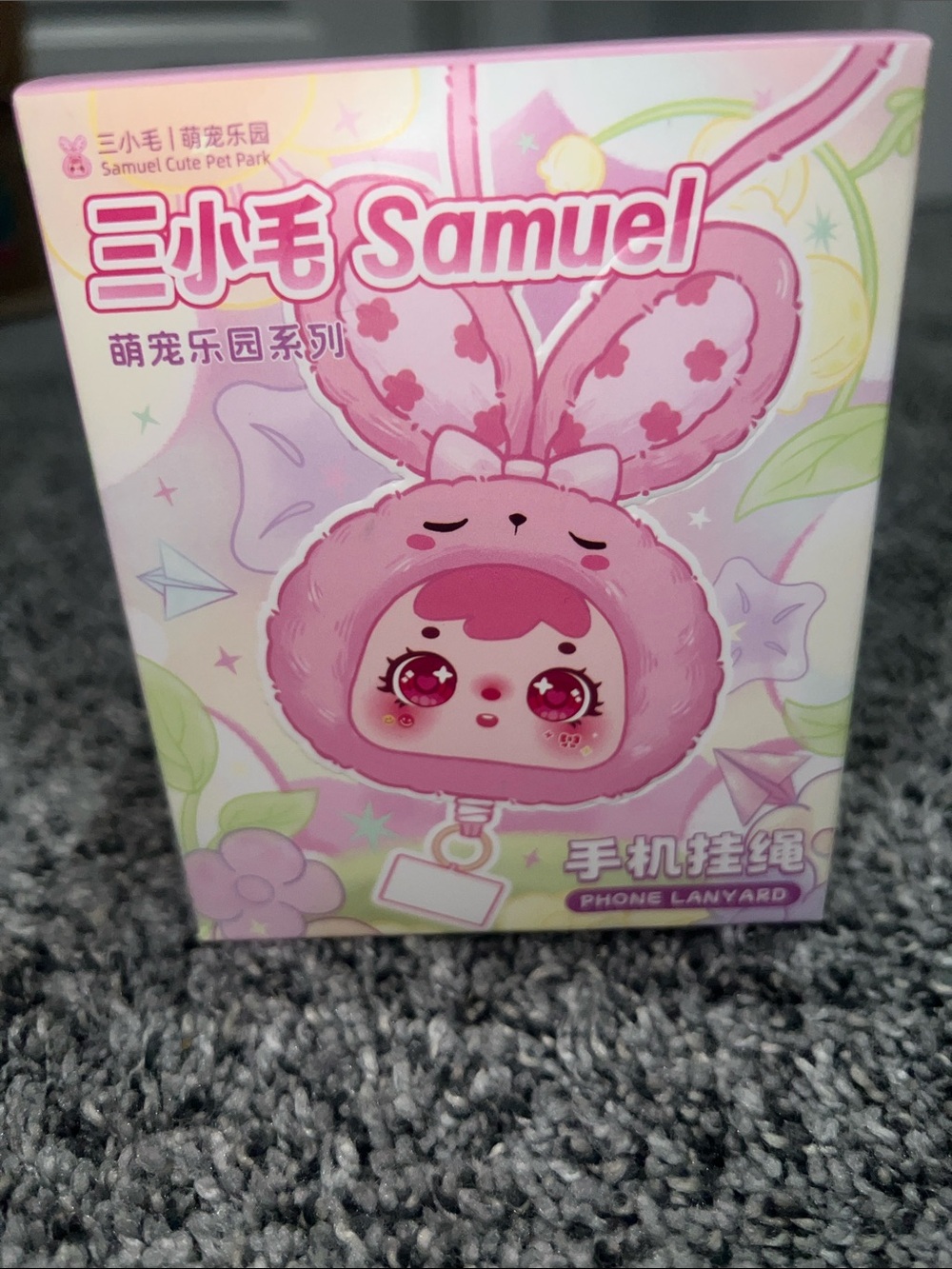 Samuel Cute Pet Park Series Phone Lanyard Surprise Box